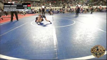 52 lbs Round Of 32 - Hudson Lemaire, Jflo Trained vs Bodee Coffman, Husky Wrestling Club