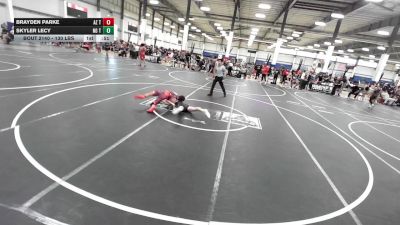 130 lbs Consi Of 16 #2 - Brayden Parke, AZ Tilters vs Skyler Lecy, No Team