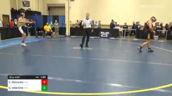 167 lbs Consolation - Cooper Roscosky, Kiski Area vs George Valentine, North Penn- Liberty