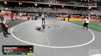 5A 138 lbs Cons. Round 1 - Bradan O`Brien, Frisco Emerson vs Tristan Fay, Cedar Park