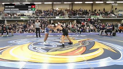150 lbs Semifinal - Leo Moore, Ridgefield vs Isaiah McDaniel, Middletown