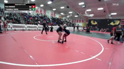 170 lbs Champ. Round 2 - Yuli Munoz, Centennial (Bakersfield) vs Daniela Tapia, Paramount