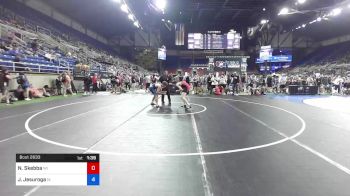 132 lbs Cons 16 #1 - Nolan Skebba, Wisconsin vs Justis Jesuroga, Iowa