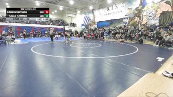 157 lbs Champ. Round 2 - Dominic Ratigan, Sandpoint vs Kalab Hammer, Lakeland