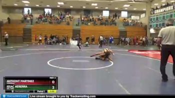 120 lbs Champ. Round 1 - Anthony Martinez, Oakdale vs Issac Hererra, Del Oro