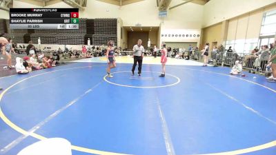 85 lbs Rr Rnd 5 - Brooke Murray, CT Whale Orca vs Shaylie Parrish, Grit Mat Club Girls