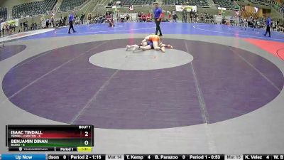 122 lbs Round 1 (4 Team) - Isaac Tindall, Yamhill-Carlton vs Benjamin Dinan, Banks