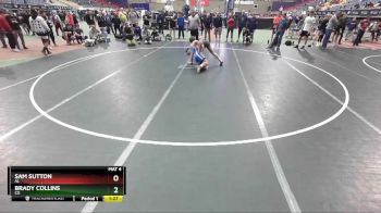 138 lbs Champ. Round 1 - Brady Collins, CO vs Sam Sutton, AL