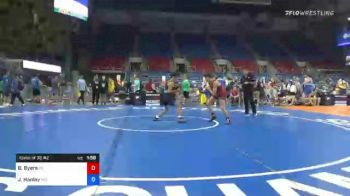 106 lbs Consi Of 32 #2 - Barrett Byers, Oklahoma vs James Hanley, Maryland