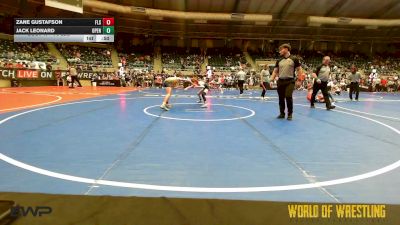 76 lbs Consi Of 16 #1 - Zane Gustafson, Florida Scorpions vs Jack Leonard, Open Mats