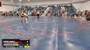 132 lbs 1st Place Match - Audrey Brown, San Antonio Churchill (Girls) vs Gwendolyn Musser, Lewisville Flower Mound (Girls)