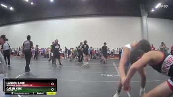 115 lbs Round 1 (10 Team) - Caleb Kirk, Gotcha vs Landen Lage, Backyard Brawlers Red