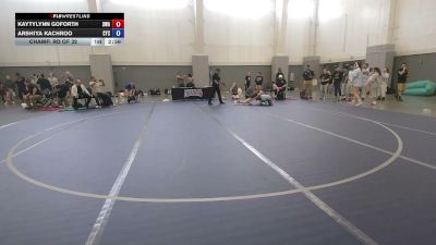 135 lbs Champ. Rd Of 32 - Kaytylynn Goforth, Sanderson Wrestling Academy vs Arshiya Kachroo, CYC