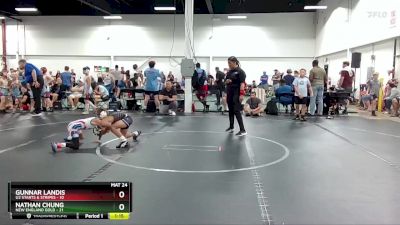 60 lbs Round 1 (4 Team) - Gunnar Landis, U2 Starts & Stripes vs Nathan Chung, New England Gold