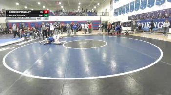 144 lbs 5th Place Match - Kelby Harvey, St. Maries vs Dominic Prangley, Coeur D Alene