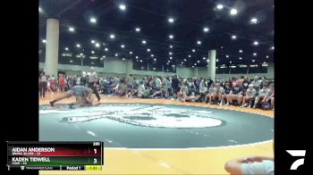 285 lbs Round 1 (6 Team) - Aidan Anderson, BRAWL Silver vs Kaden Tidwell, CIAW