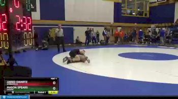 157 lbs Cons. Round 4 - Mason Spears, Brown vs Jared Swartz, Springfield