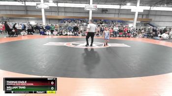 70 lbs Champ. Round 1 - Thomas Eagle, Mountain View Middle School vs William Tang, RMMS