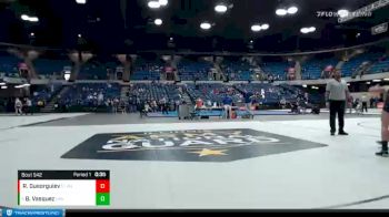 160 lbs Cons. Round 2 - Brysen Vasquez, Oakwood vs Richard Gueorguiev, Stevenson