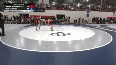 70 kg Cons. Quarters - Maksim Mukhamedaliyev, Izzy Style Wrestling vs Gus Cardinal, Valiant Wrestling Club