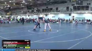 200 lbs Round 1 (4 Team) - Catherine Dutton, Missouri Blue vs Riley Dempewolf, Indiana INFERNO GOLD