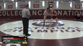 149 lbs Quarterfinal - Lukas Paulson, Augsburg vs Jude Ryan, UW - La Crosse