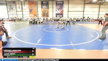 115 lbs Rd# 2 10:30am Friday - Gavin Green, M2TC Blue vs Mitchell Rowland, NCWAY National Team