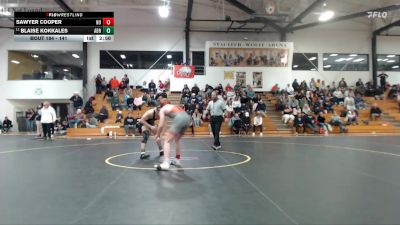 141 lbs Cons. Round 3 - Blaise Kokkales, Adrian vs Sawyer Cooper, Heidelberg