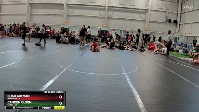 115 lbs Finals (2 Team) - Camden Olson, CRWC vs Chad Artman, Hammers