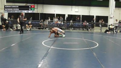 132 lbs Consi Of 64 #2 - Adrian Canales, VA vs Raymond Rivera, CA