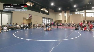 138 lbs Semifinal - Jonas Rebstock, Boumans Wrestling vs Tyson Flavin, Soddy Daisy Wrestling Club