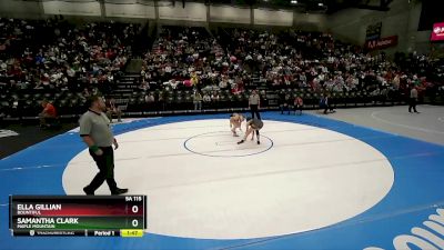 5A 115 lbs Quarterfinal - Ella Gillian, Bountiful vs Samantha Clark, Maple Mountain