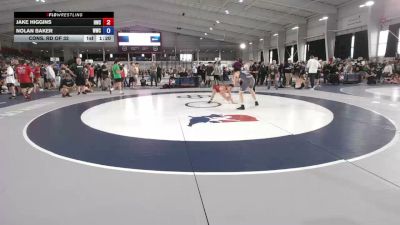 126 lbs Cons. Rd Of 32 - Jake Higgins, Howe Wrestling School vs Nolan Baker, Whiteland Wrestling Club