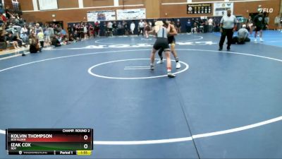 138 lbs Champ. Round 2 - Izak Cox, Roy vs Kolvin Thompson, Box Elder