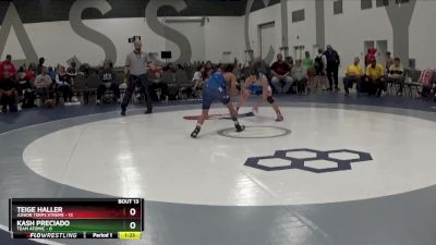 112 lbs Round 4 - Kash Preciado, Team Atomic vs Teige Haller, Junior Terps Xtreme