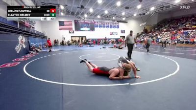 215 lbs Round 2 - William Cadwell, Dean Morgan vs Clayton Helmey, Glenrock Intermediate Middle School
