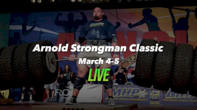 Arnold Strongman Classic Replay - The Oak, The Cyr Dumbbell, The Bale Tote
