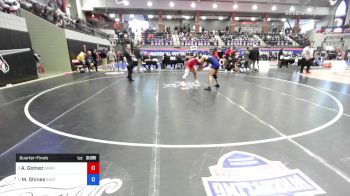 143 lbs Quarterfinal - Alexis Gomez, Grand View University vs Morgan Shines, Eastern Oregon