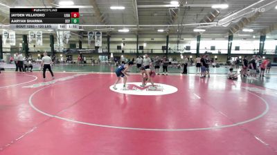 120 lbs Final - Jayden Villatoro, Legacy Wrestling vs Aaryan Sharma, South County
