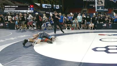 190 lbs Cons. Rd Of 32 - Marco Casillas, Illinois vs John Manley, Ohio