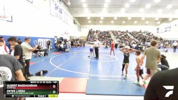 149 lbs Round 2 - Peter Loera, Inland Elite Wrestling Club vs Albert Bagdasarian, Glendale