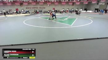 149 lbs Champ. Round 1 - Elijah Davidson, Wheaton vs Andrew Ross, Wabash