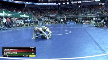 2A-126 lbs Champ. Round 1 - Jacob Moeckly, North Polk vs Carter Liston, AP-GC