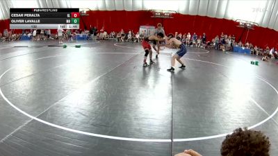 132 lbs Champ Round 1 (16 Team) - Cesar Peralta, Glenbard East vs Oliver LaValle, Mahtomedi