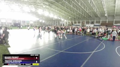 126 lbs Cons. Semi - Quade Probst, Sanderson Wrestling Academy vs Tristan Zorzakis, Charger Wrestling Club