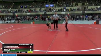 60 lbs Round 2 - Cole Gunderson, Victory School Of Wrestling vs Ashton Vang, Team Nazar