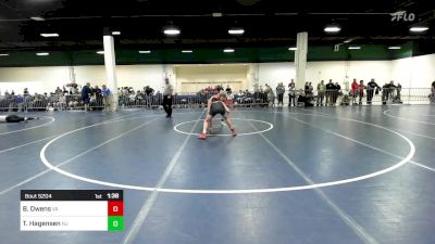 120 lbs Consi Of 64 #1 - Benjamin Owens, VA vs Tyeler Hagensen, NJ