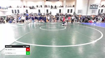 120 lbs Consi Of 16 #1 - Myles Smith, Sandwich vs Declan McCoy, Mansfield