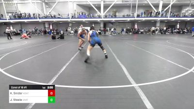 184 lbs Consi Of 16 #1 - Kyle Snider, Kent State vs John Steele, Unattached-Unrostered