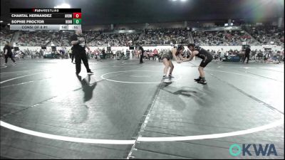 125 lbs Consi Of 8 #1 - Chantal Hernandez, Ardmore Takedown Club vs Sophie Proctor, Henryetta Knights Wrestling Club